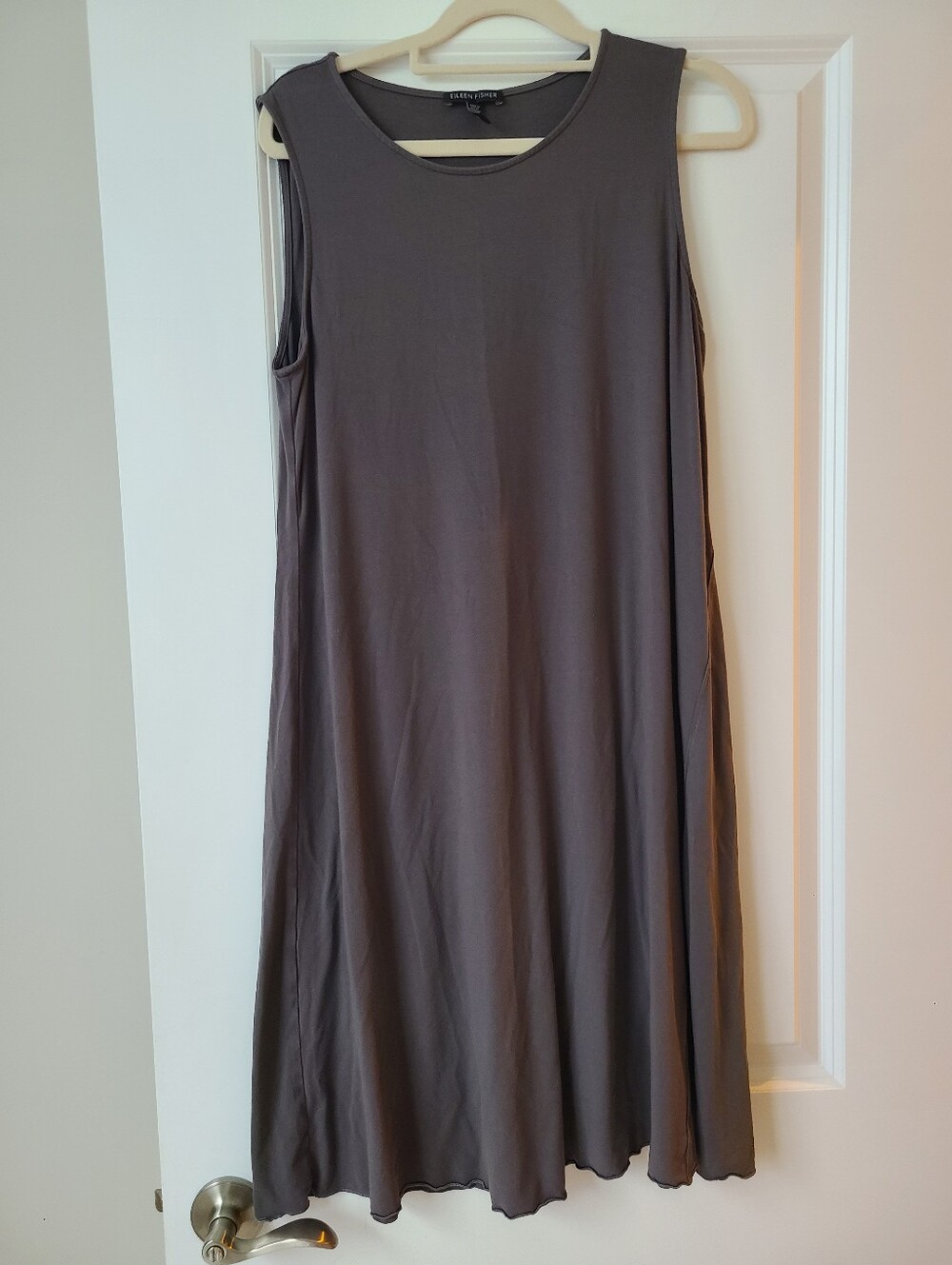 Eileen Fisher Charcoal Gray Swing Dress